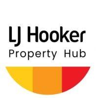 lj hooker property hub logo image