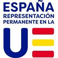 representación permanente de españa en la ue | permanent representation of spain to the eu logo image