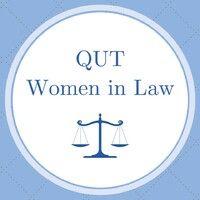 qut women in law logo image