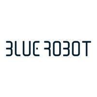 blue robot logo image