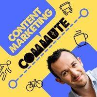 content marketing commute podcast logo image