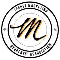 sprott marketing students'​ association logo image