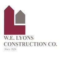 w.e. lyons construction co. logo image