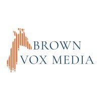 brown vox media logo image