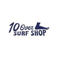 10 over surf shop logo image