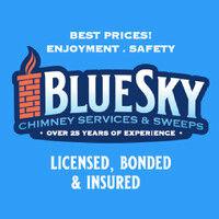 blue sky chimney sweeps logo image