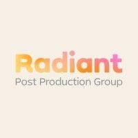 radiant post production group logo image