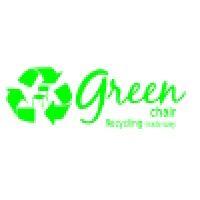 green chair recycling logo image