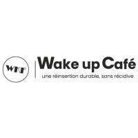 wake up café wkf logo image