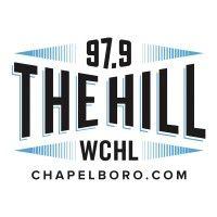 97.9 the hill wchl and chapelboro.com logo image