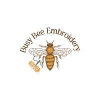 busy bee embroidery texas logo image