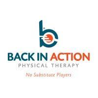 back in action physical therapy logo image