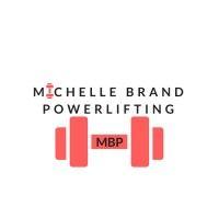 michelle brand powerlifting logo image