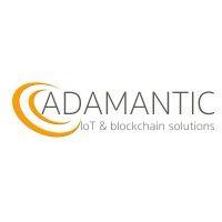 adamantic - iot and blockchain solutions logo image