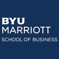 brigham young university marriott school of business logo image