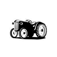 two tractors logo image