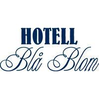 hotell blå blom logo image