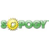 solar power technology logo image