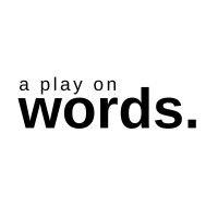 a play on words logo image