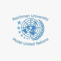 reichman university model united nations society logo image