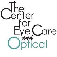 the center for eye care and optical logo image