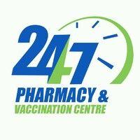 24/7 pharmacy and vaccination centre logo image