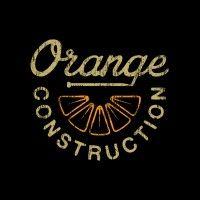 orange construction logo image