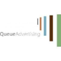 queue advertising logo image