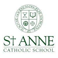 st. anne catholic school-houston logo image