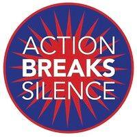 action breaks silence logo image