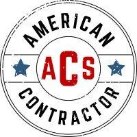 american contractor logo image