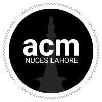 nuces acm lahore chapter logo image