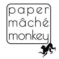 paper mache monkey logo image