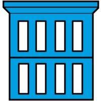 the blue house logo image