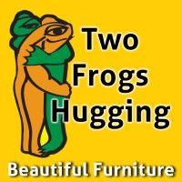 two frogs hugging - furniture store on kauai logo image