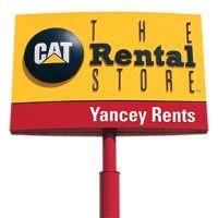 yancey rents cat rental logo image