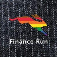 finance run logo image