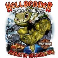 hellbender harley-davidson logo image