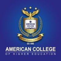 american college of higher education logo image