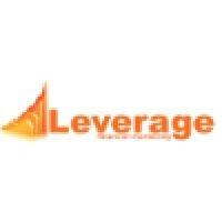 leverage financial marketing logo image