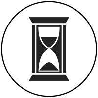 the hour glass logo image