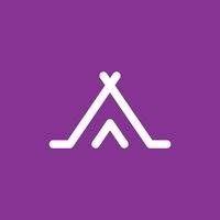 purple tent logo image