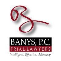 banys, p.c., trial lawyers logo image