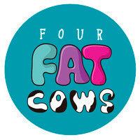 four fat cows logo image