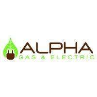 alpha gas and electric logo image