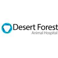 desert forest animal hospital logo image