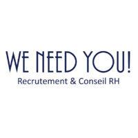 we need you ! logo image