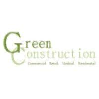 green construction logo image