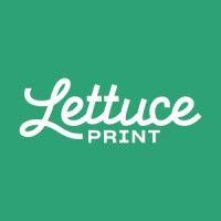 lettuce print logo image