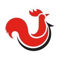 big red rooster flow logo image